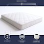 Voir la diapositive 2 : THE WHITE STONE Matelas 80x190 à Ressorts Ensachés et Mémoire de Forme | Hauteur 25 cm | Ergonomique, Ignifuge, Anallergique | Fabriqué en Italie