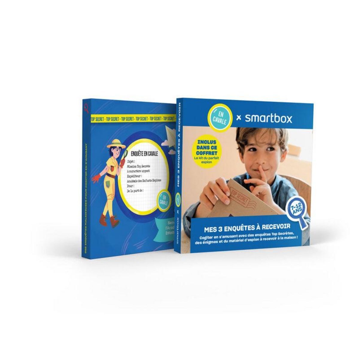 Smartbox 3 enquêtes pour un enfant de 7 à 12 ans à recevoir à la maison - Coffret Cadeau Multi-thèmes