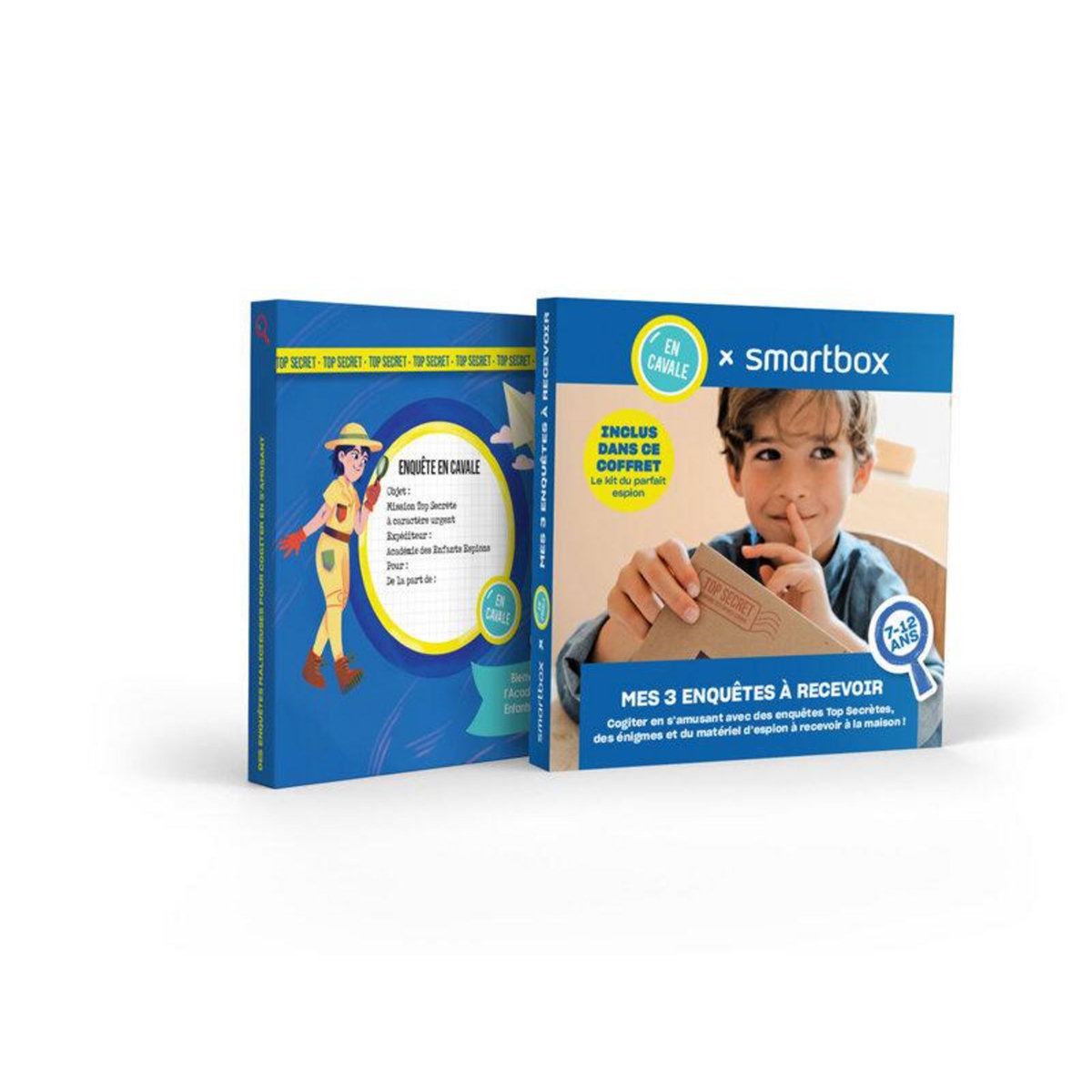 Smartbox 3 enquêtes pour un enfant de 7 à 12 ans à recevoir à la maison - Coffret Cadeau Multi-thèmes