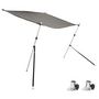 Voir la diapositive 2 : VIDAXL Kit d'extension d'ombrage T-Top anthracite 174x205x(115-194) cm