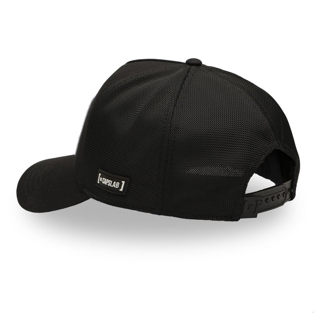 CAPSLAB Casquette trucker premium effet bambou One Piece Black Flag
