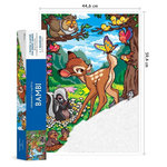 BAMBI. 1 POSTER ILLUSTRE 44,6 X 59,4CM ET 1 NUANCIER, Disney