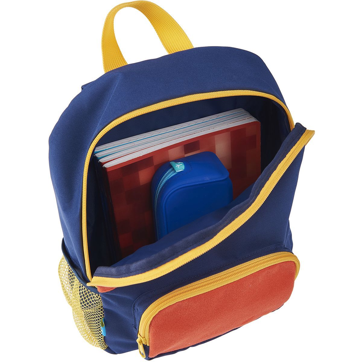 AUCHAN Sac maternelle bleu et orange ESPACE