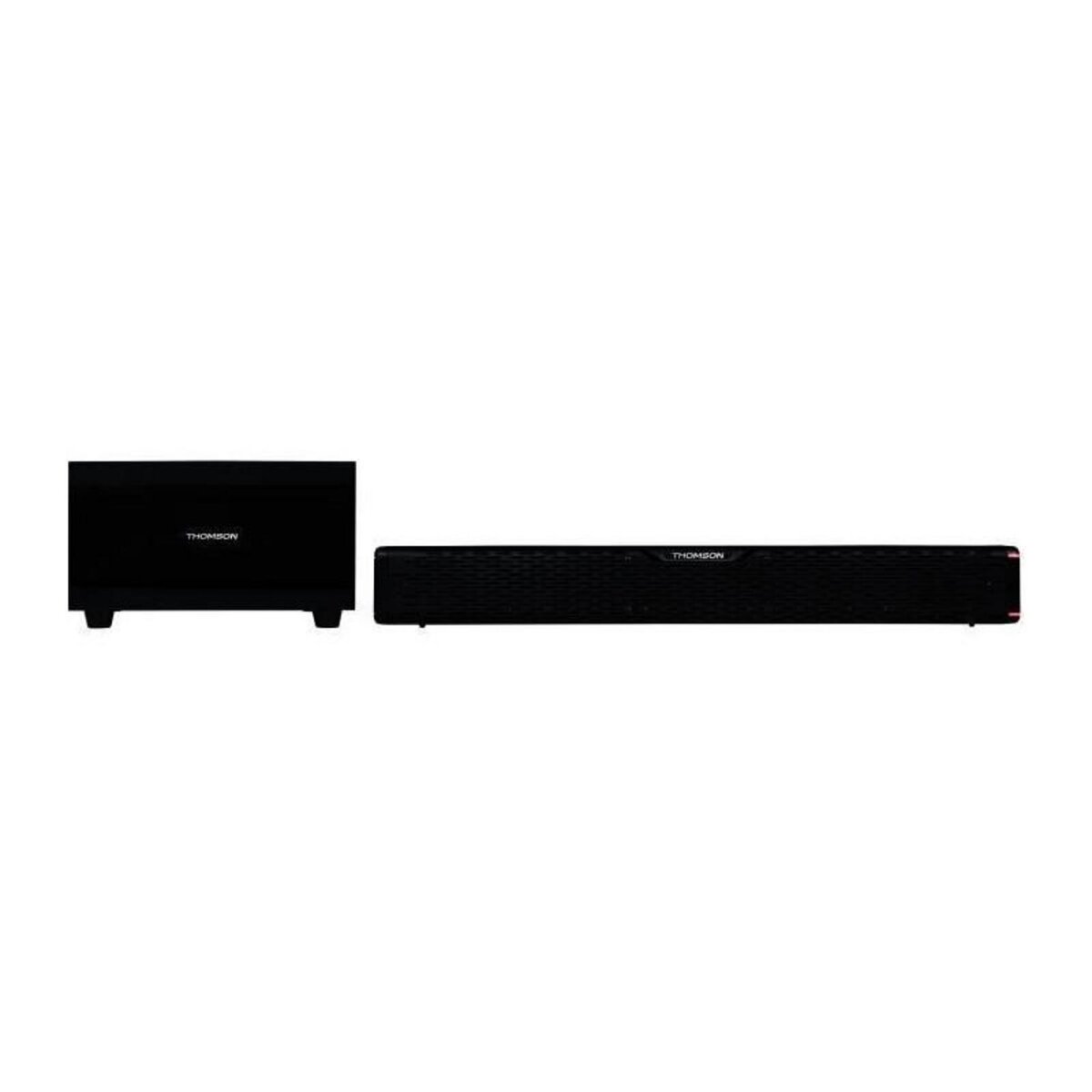 THOMSON THOMSON SB60BTS - Barre de son sans fil avec caisson de basses - Bluetooth 5.0 - Systeme stereo - 60W - Fixation murale - Noir