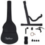 Voir la diapositive 3 : VIDAXL Jeu de guitare classique de débutant 12 pcs Noir 4 4 39