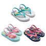 Voir la diapositive 1 : OZABI OZABI Tongs Enfant Pack 3 Paires - Motifs Fantaisie