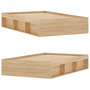 Voir la diapositive 4 : VIDAXL Cadre de lit sans matelas chene sonoma 120x190 cm