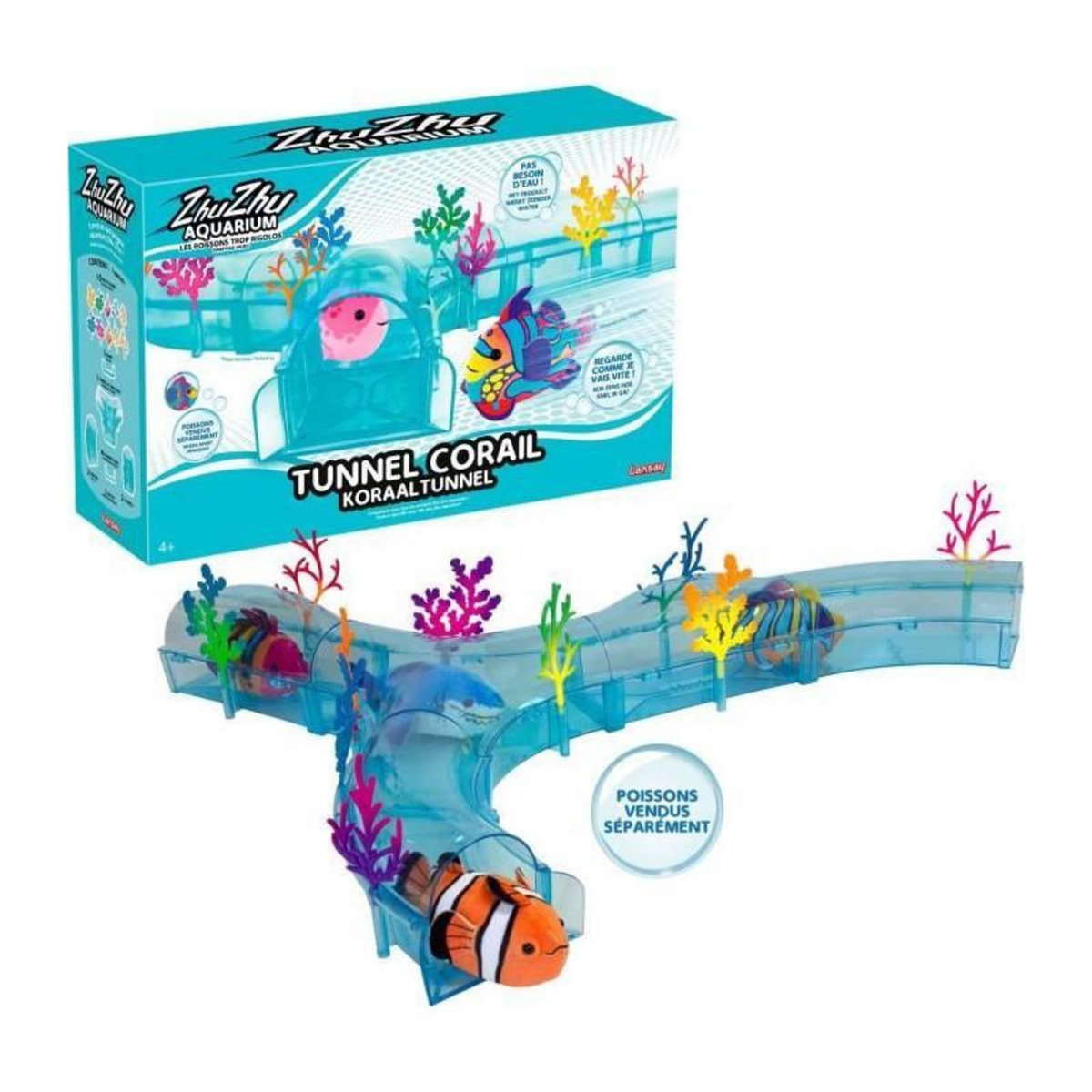 LANSAY Zhu Zhu Aquarium - LANSAY - Tunnel Corail - Des 4 ans