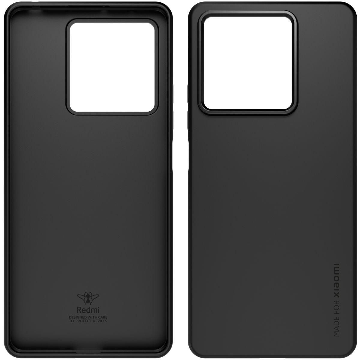 MADE FOR XIAOMI Coque Redmi Note 13 5G semi-rigide noir