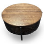 Voir la diapositive 2 : Paris Prix Table Basse Avec Rangement  Bertha  84cm Naturel & Noir