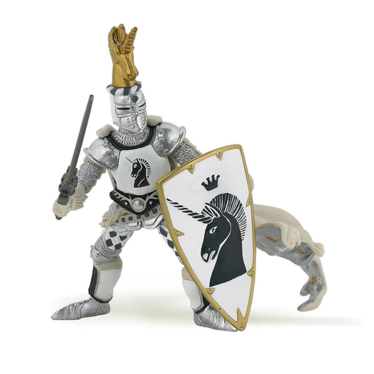 Papo 39915 Maitre des armes cimier licorne