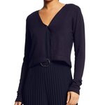 MORGAN Gilet  Femme  organ  zina. Coloris disponibles : Bleu