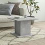 Voir la diapositive 4 : VIDAXL Table basse gris beton 55,5x55,5x40 cm bois d'ingenierie