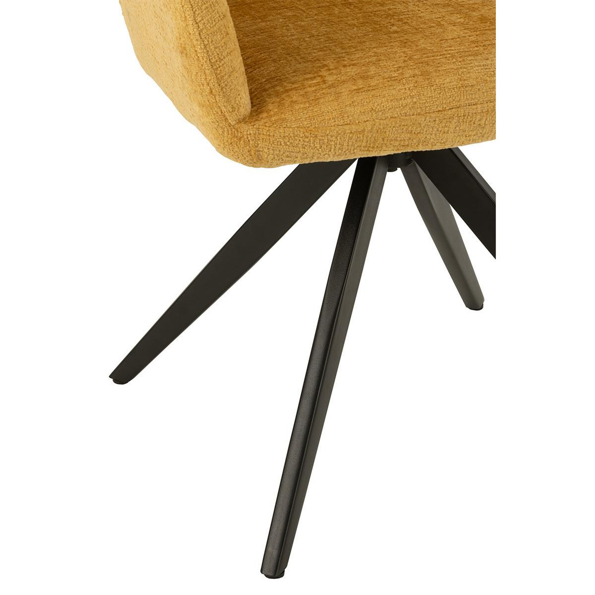 Voir la diapositive 6 : J-LINE Chaise design  louna  85cm ocre