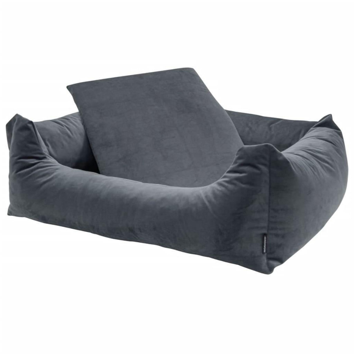 MADISON Madison Lit pour chien Velvet 100x80x25 cm Gris