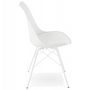 Voir la diapositive 3 : Paris Prix Chaise Design  Tripoli  83cm Blanc
