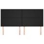 Voir la diapositive 3 : VIDAXL Tetes de lit 4 pcs Noir 100x5x78/88 cm Similicuir