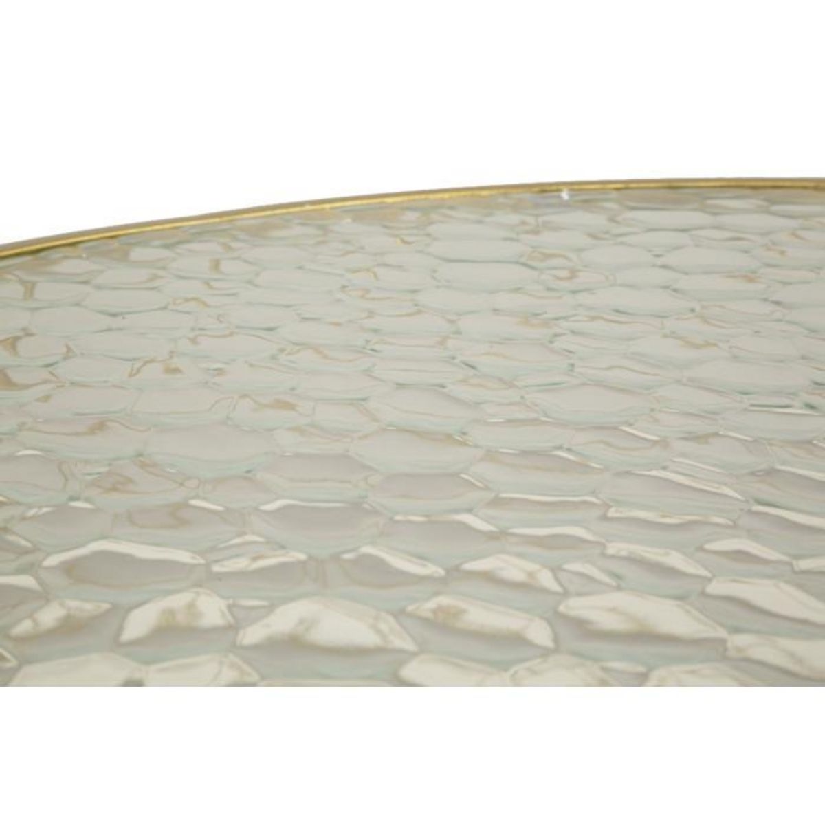 Paris Prix Lot de 4 Tables d'Appoint Design  Noah  70cm Or