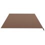 Voir la diapositive 4 : VIDAXL Tissu de remplacement pour auvent Marron 6x3,5 m