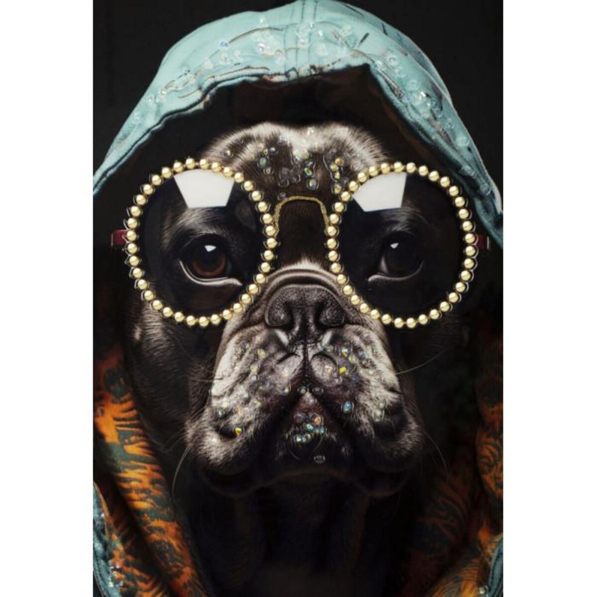 Paris Prix Tableau Imprimé Déco  Bad Bullie  42x82cm Multicolore