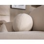 Voir la diapositive 3 : BEST MOBILIER Berenice - canapé d'angle droit 4 places convertible avec coffre en tissu bouclette
