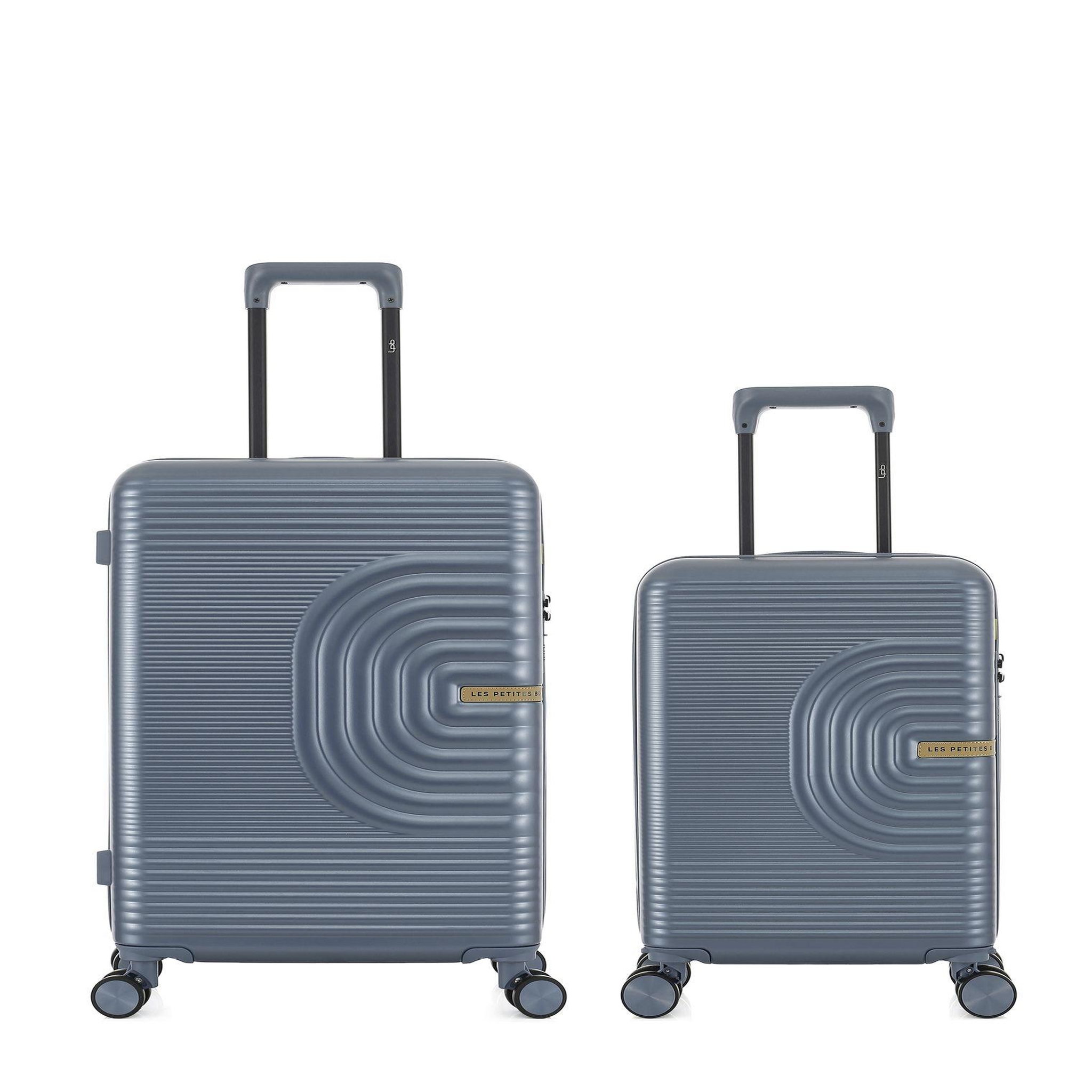 LES P'TITES BOMBES LPB Lot de 2 Valises Rigides Taille Moyenne et Cabine XS CELIA