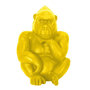 Voir la diapositive 1 : Paris Prix Statuette Déco Magnésie  Gorille  54cm Jaune