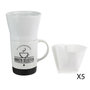 Voir la diapositive 2 : Paris Prix Mug avec Porte Filtre & Filtres  Barista  18cm Blanc