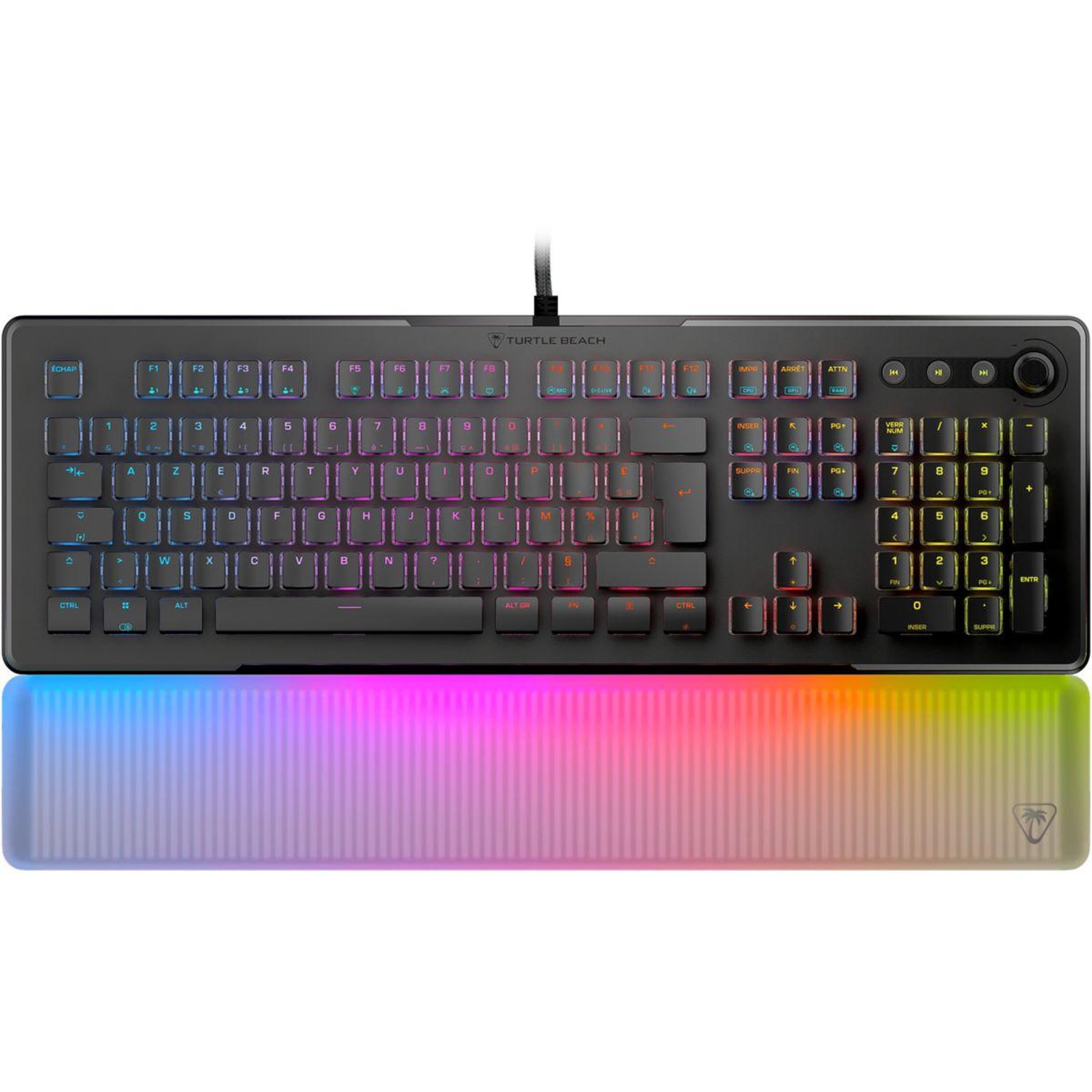Voir la diapositive 3 : Turtle Beach Clavier gamer vulcan ii max noir linear