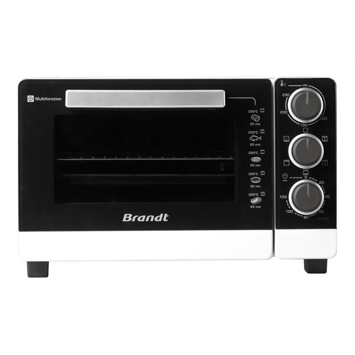 BRANDT Four chaleur tournante 21l 1380w - fc215mw