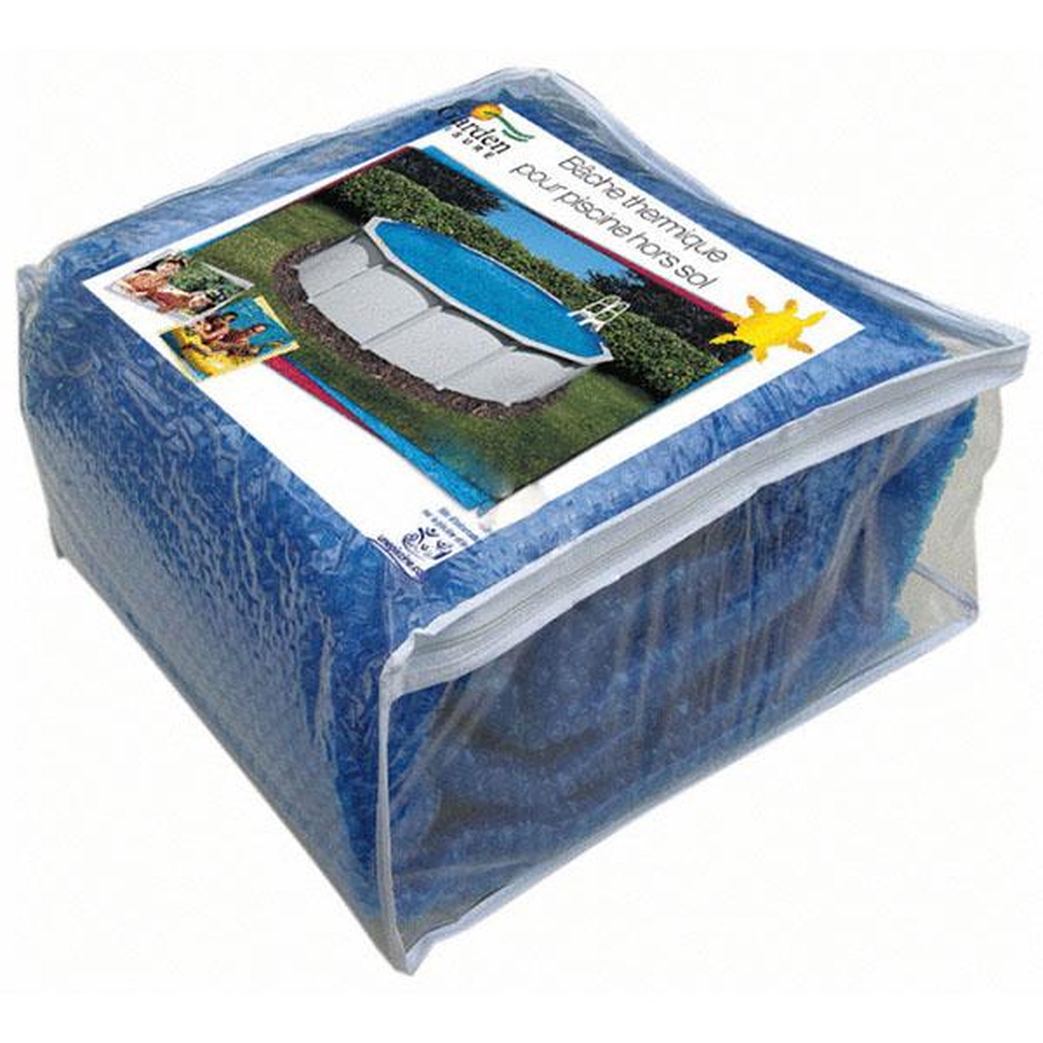Voir la diapositive 2 : Garden leisure Bâche à bulles ovale 4,57x9,14m pour piscine hors sol - 8249bt18003