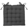 Voir la diapositive 1 : ATMOSPHERA Galette de Chaise  Loria  38x38cm Gris Foncé