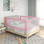 Voir la diapositive 1 : VIDAXL Barriere de securite de lit d'enfant Rose 140x25 cm Tissu