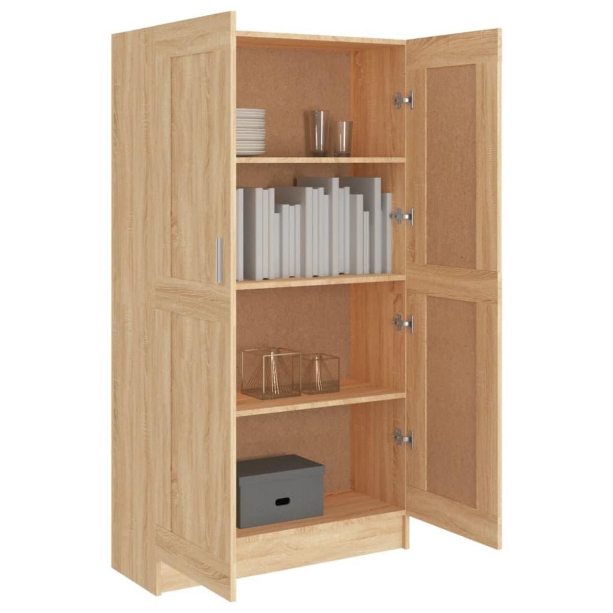 VIDAXL Bibliotheque Chene sonoma 82,5x30,5x150 cm Bois d'ingenierie