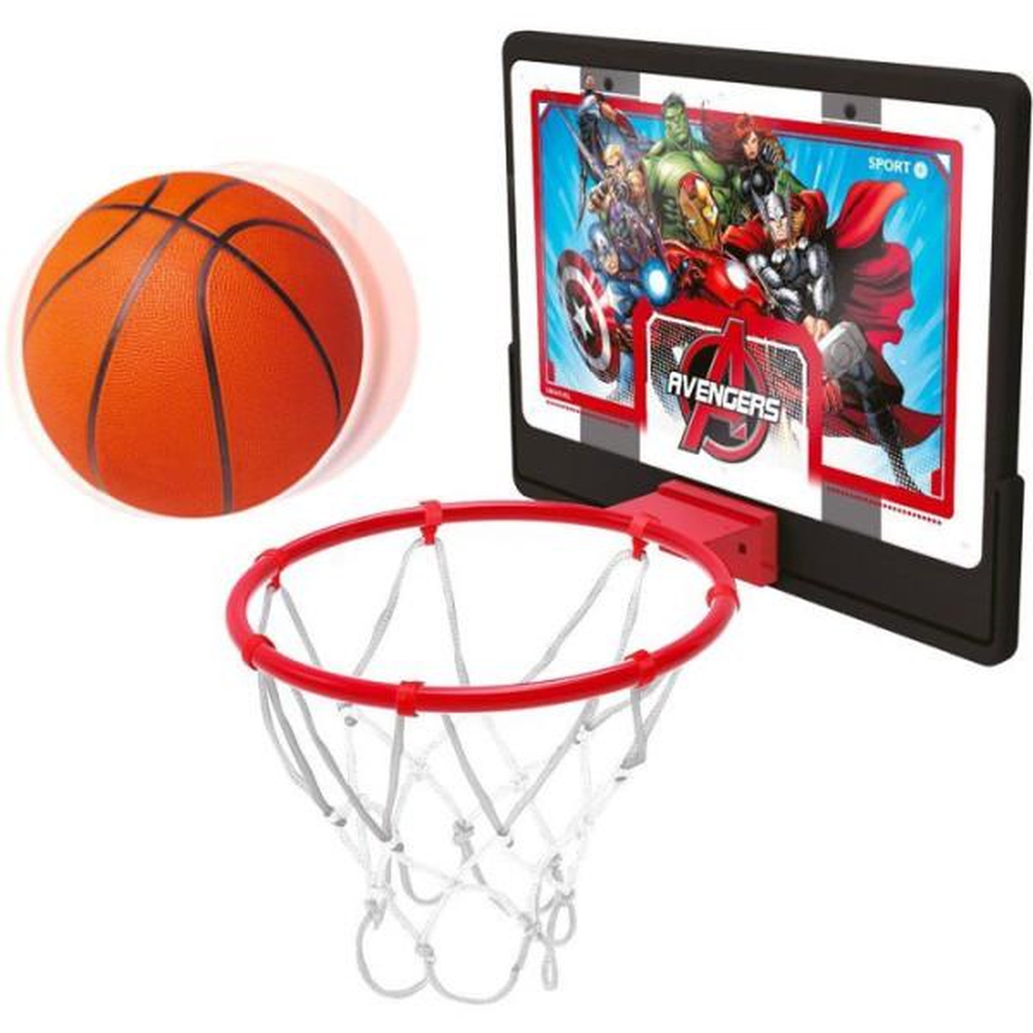 Voir la diapositive 2 : Marvel Panier de basket - marvel - avengers - fixation murale