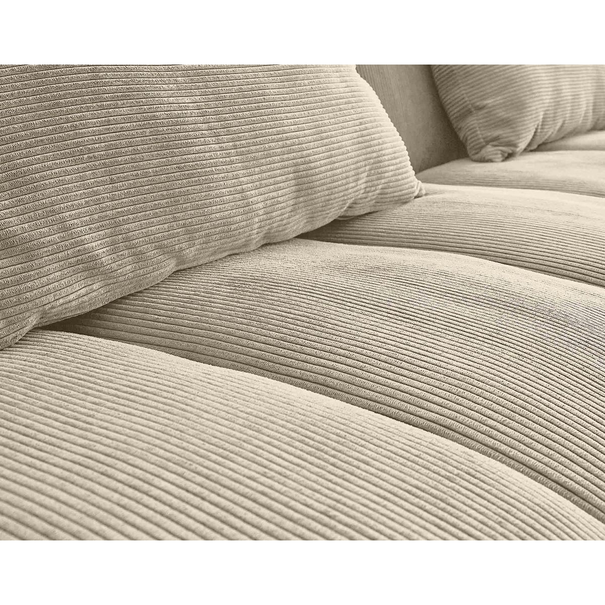 BEST MOBILIER Samarra - canapé convertible clic-clac 2 places - velours côtelé