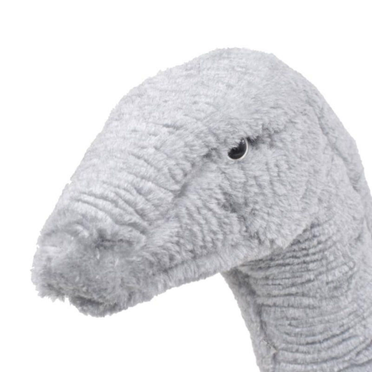 VIDAXL Jouet en peluche Dinosaure Brachiosaurus Gris XXL