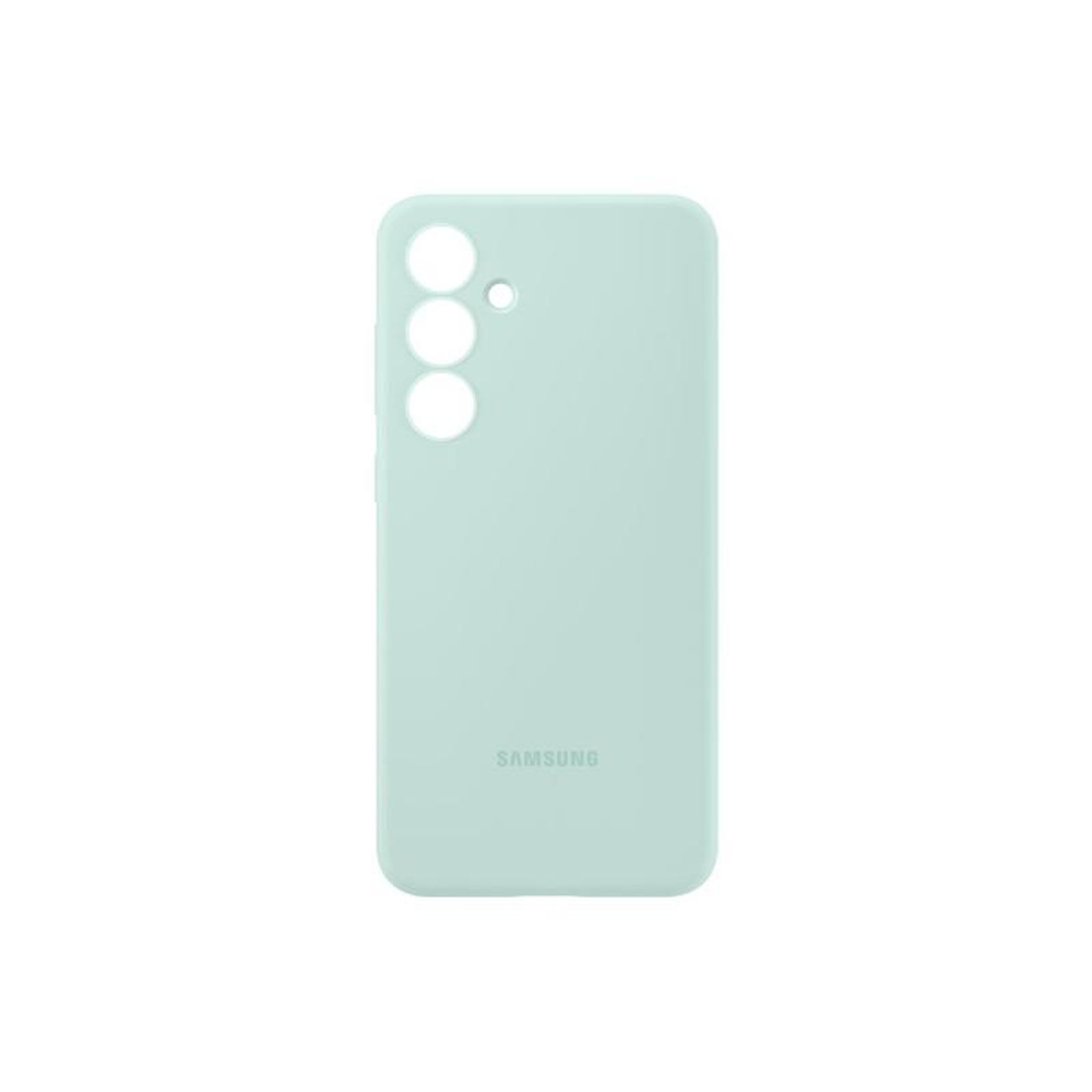 Samsung Coque en silicone pour Samsung Galaxy S24 FE Vert d eau