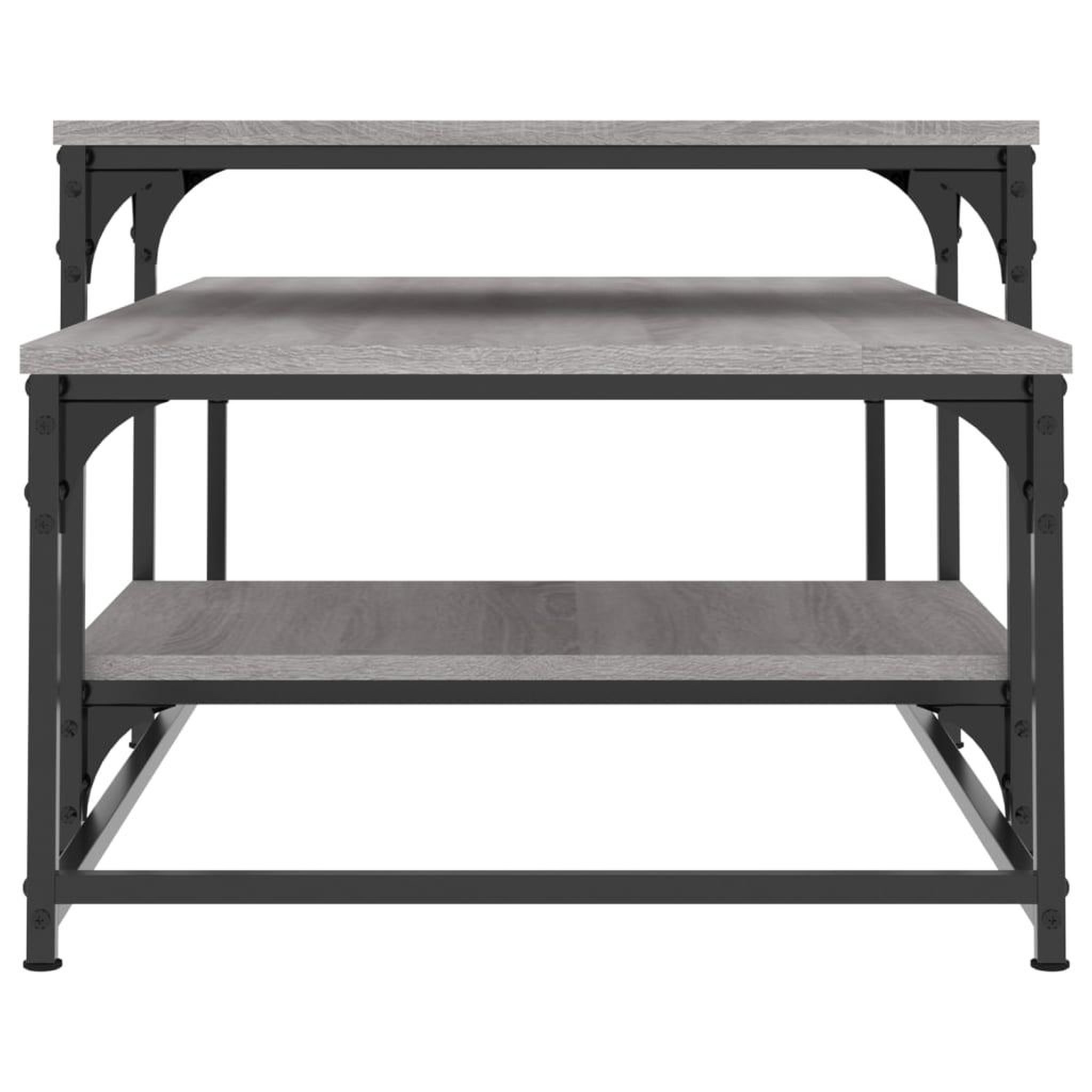 Voir la diapositive 5 : VIDAXL Table basse sonoma gris 102x60x45 cm bois d'ingenierie