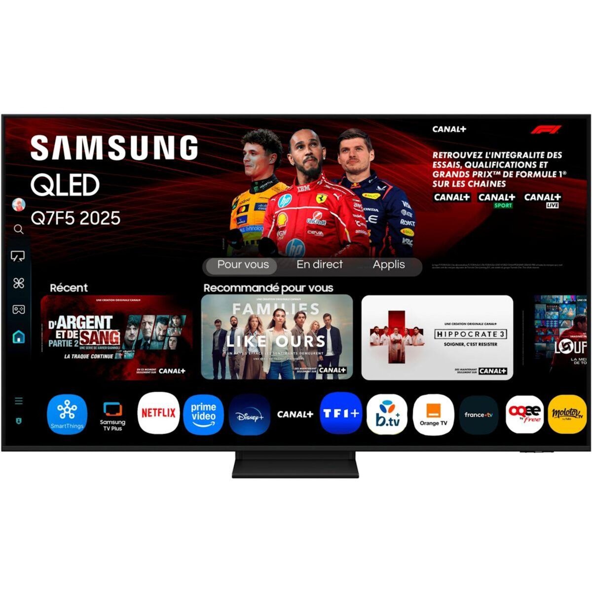 Samsung TV QLED TQ65Q7F5 4K AI SmartTV 2025