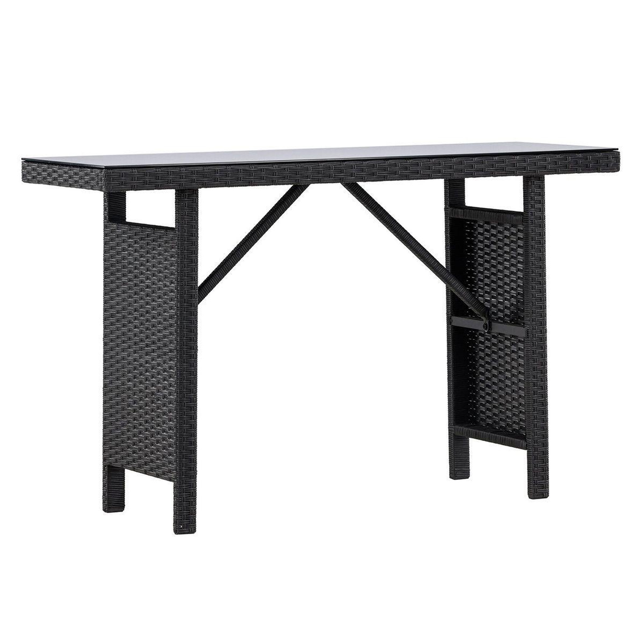 Paris Prix Console de jardin  padova  120cm noir