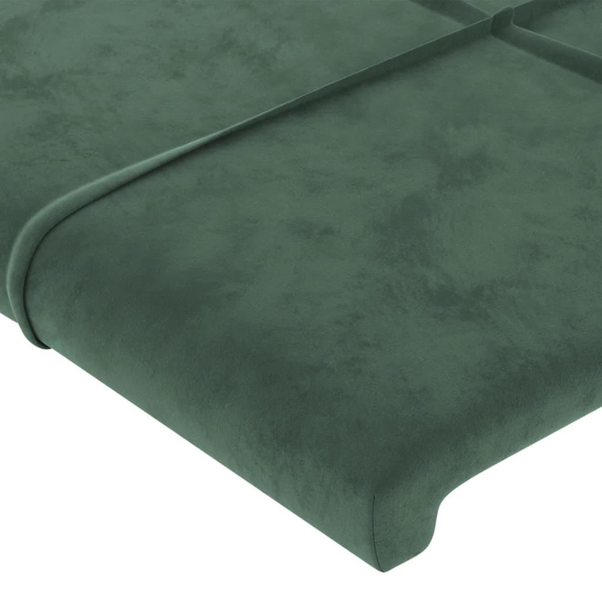 Voir la diapositive 5 : VIDAXL Tete de lit avec oreilles Vert fonce 93x16x78/88 cm Velours