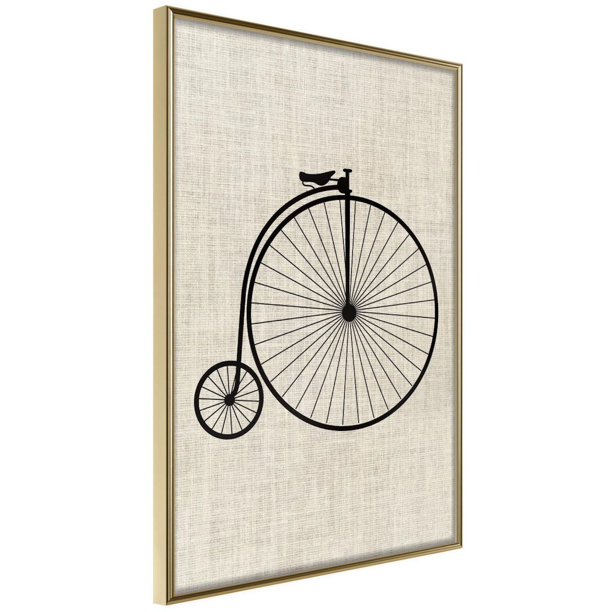 Paris Prix Affiche Murale Encadrée  Penny-Farthing