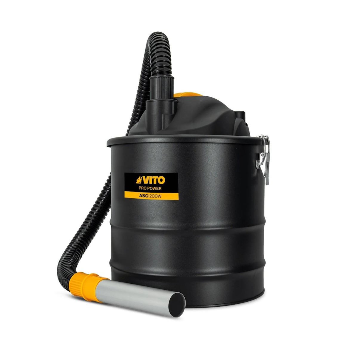 VITO Pro-Power Aspirateur de cendres 1200W Cuve 18L Filtre HEPA VITO