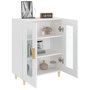 Voir la diapositive 4 : VIDAXL Buffet blanc 69,5x34x90 cm bois d'ingenierie