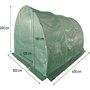Voir la diapositive 4 : Habitat et Jardin Bâche pour serre tunnel de jardin  Lys  - 12 m² - 130g - Vert
