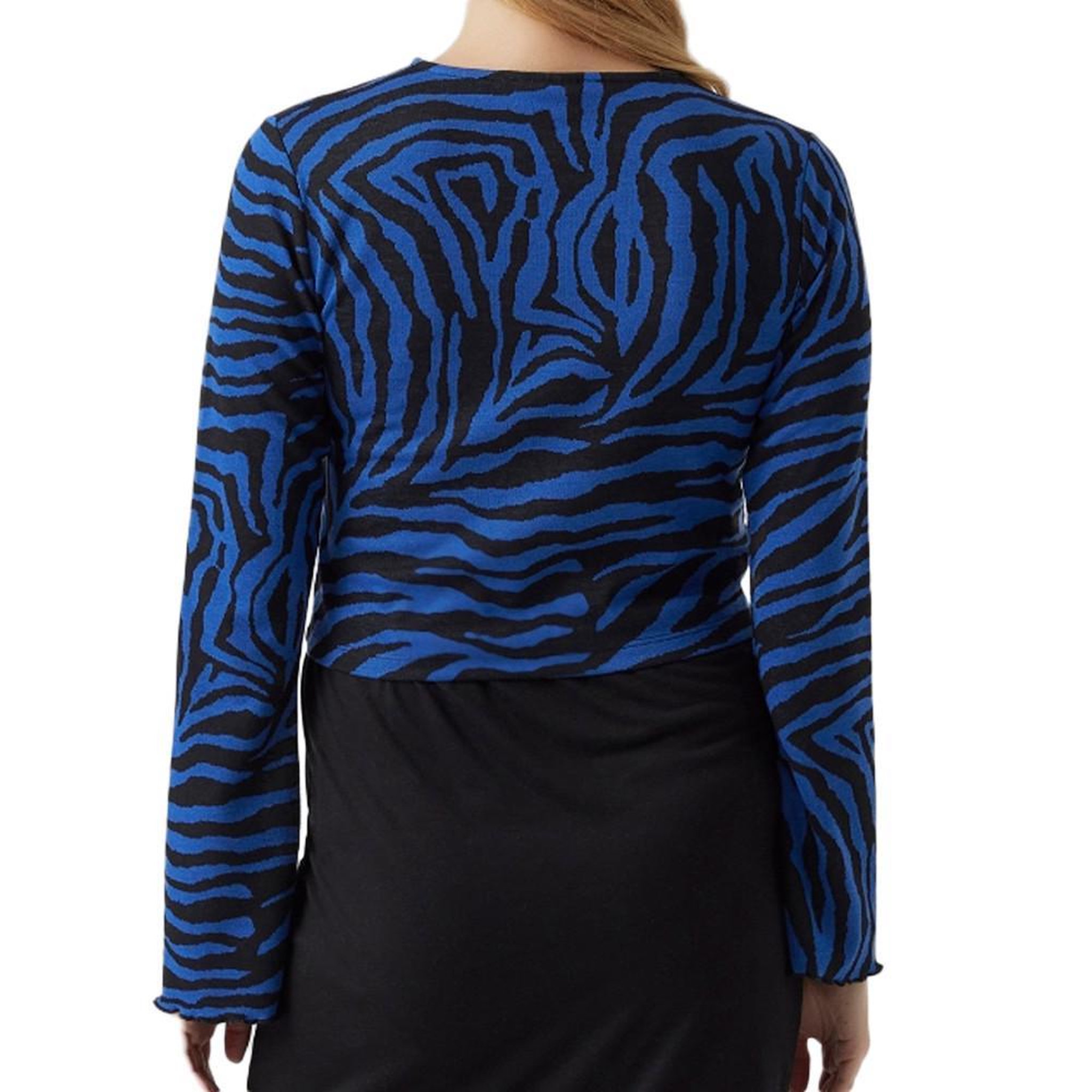 Voir la diapositive 2 : MAMALICIOUS T-Shirt de Grossesse Noir/Bleu Femme Mamalicious Zille