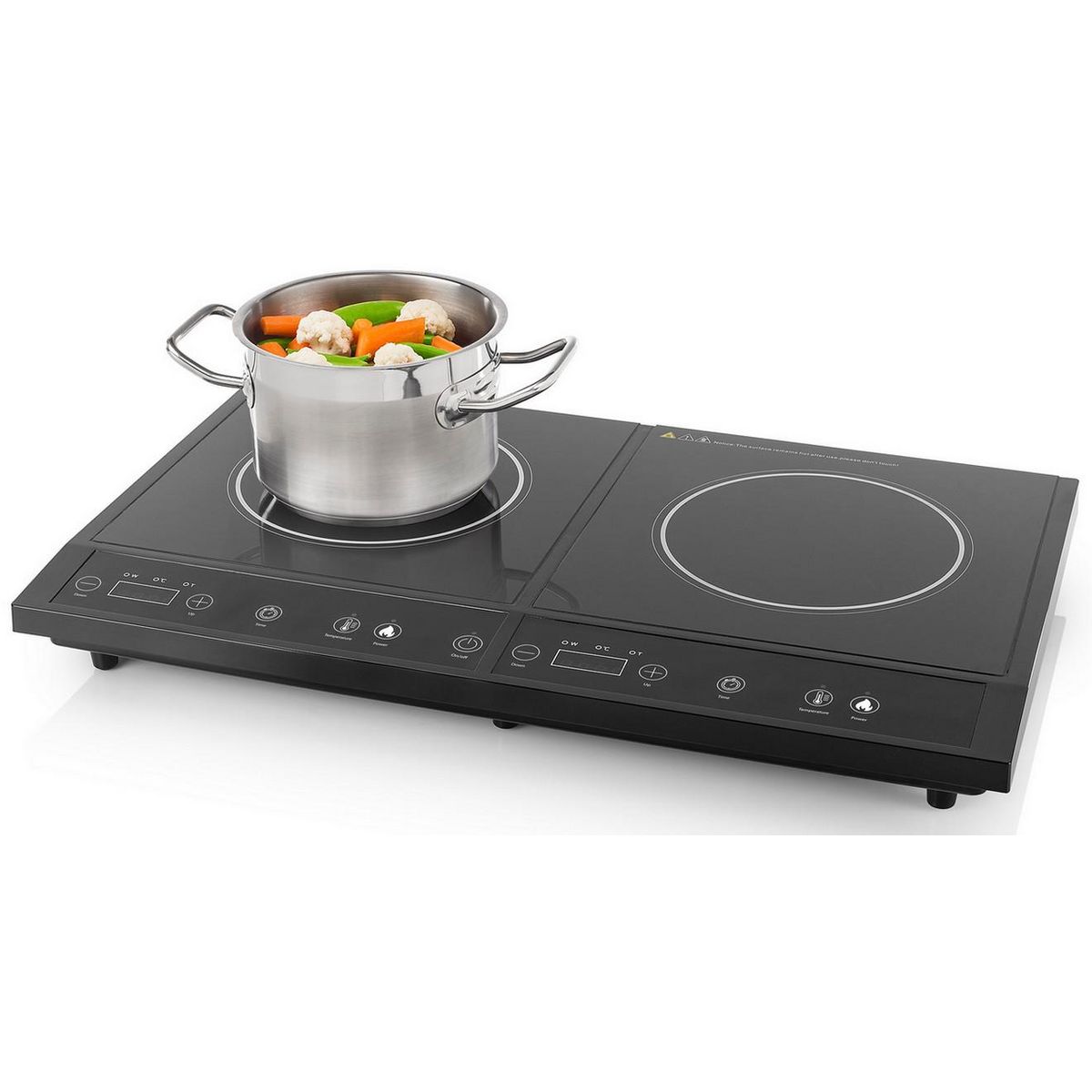 TRISTAR Table de cuisson à induction posable 2 feux 3400w - ik6179