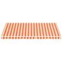 Voir la diapositive 3 : VIDAXL Tissu de remplacement pour auvent Jaune et orange 6x3,5 m