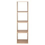 Voir la diapositive 2 :  Étagère 4 Cases  Mix N Modul  134cm Naturel
